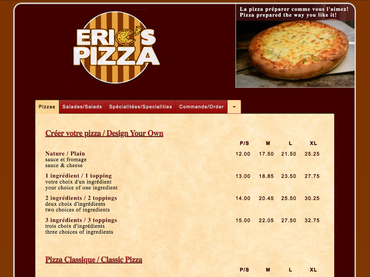 Eric's Pizza