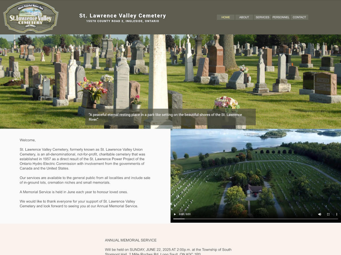 St. Lawrence Valley Cemetery